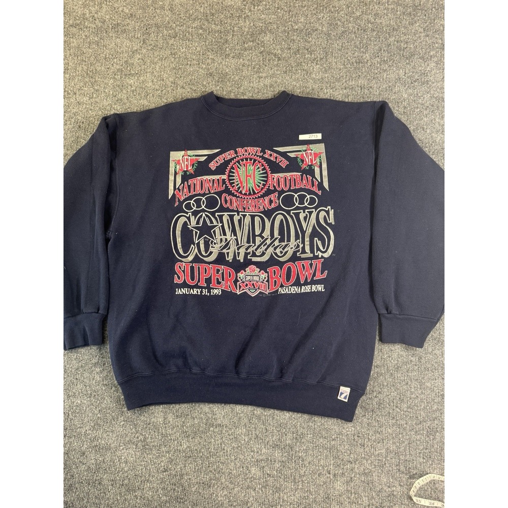 Vintage 1993 Dallas Cowboys NFC Champions Rose Bowl Pasadena Super Bowl XL